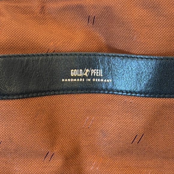 Vintage Gold Pfeil luggage bag Handmade in Germany - Picture 16 of 16